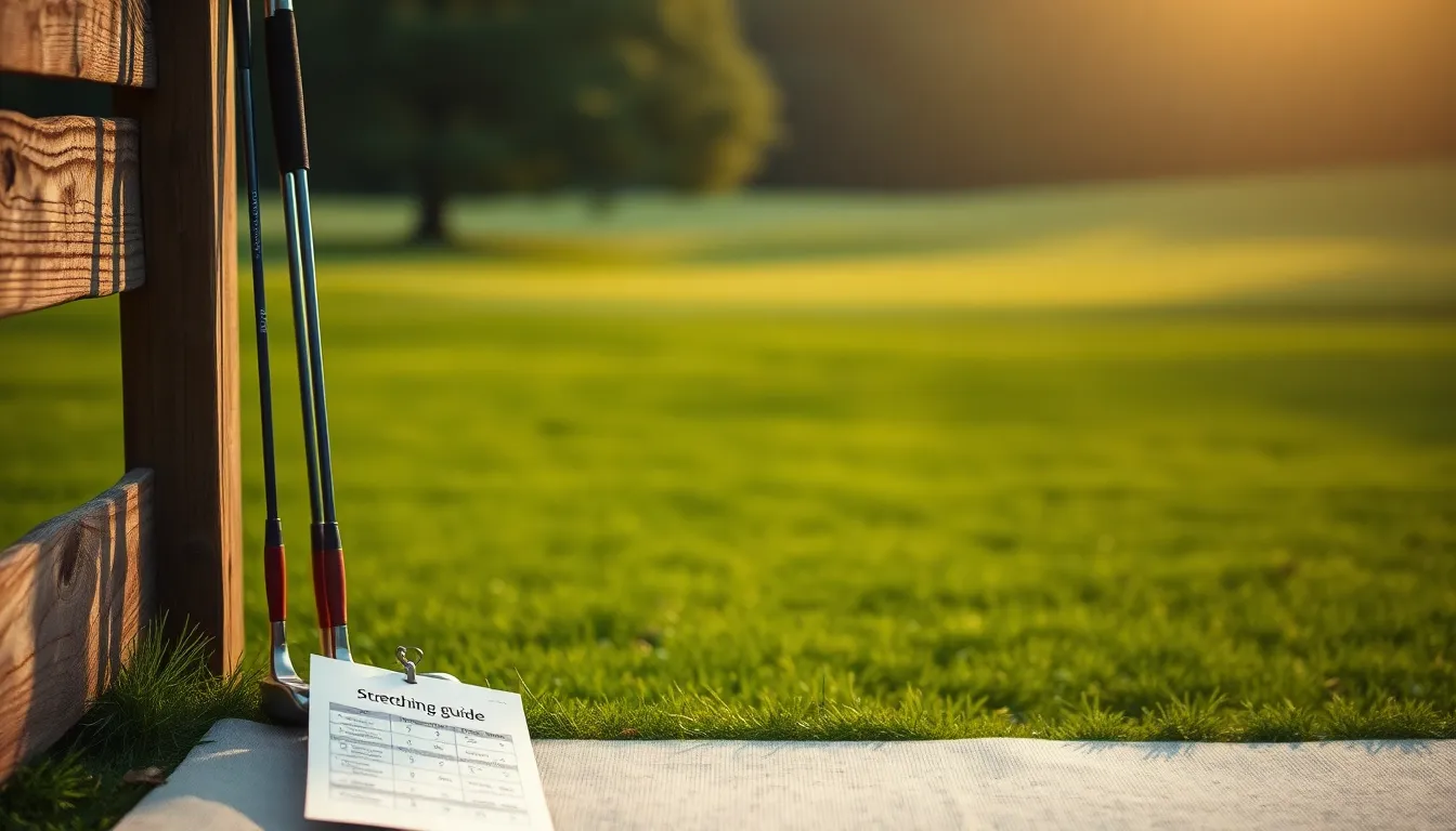 골프 스트레칭 하는 사람